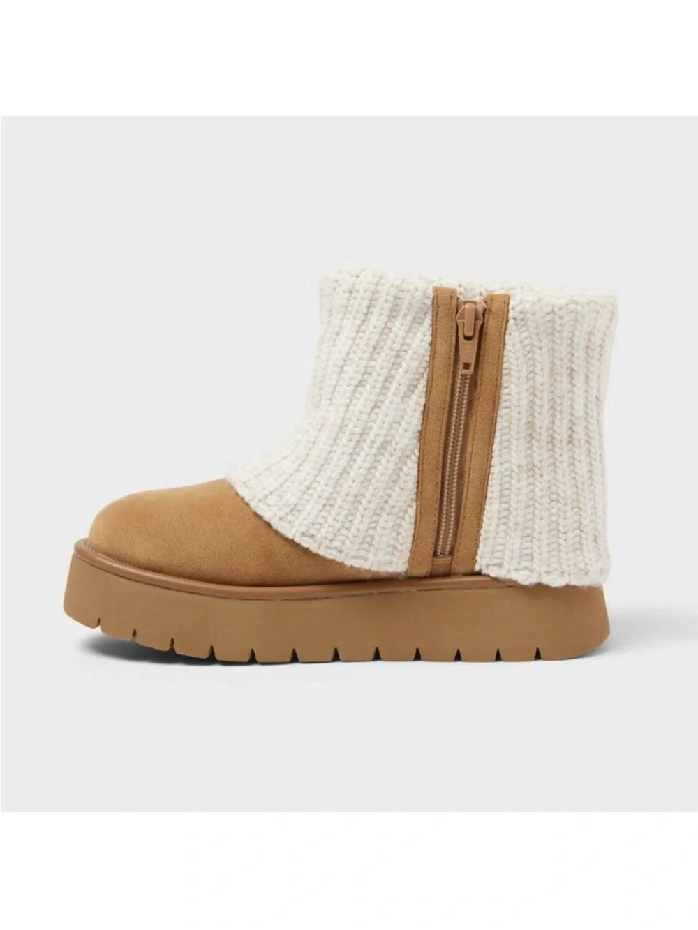 Kids' Keiko Faux Suede Style Boots - art class- Tan